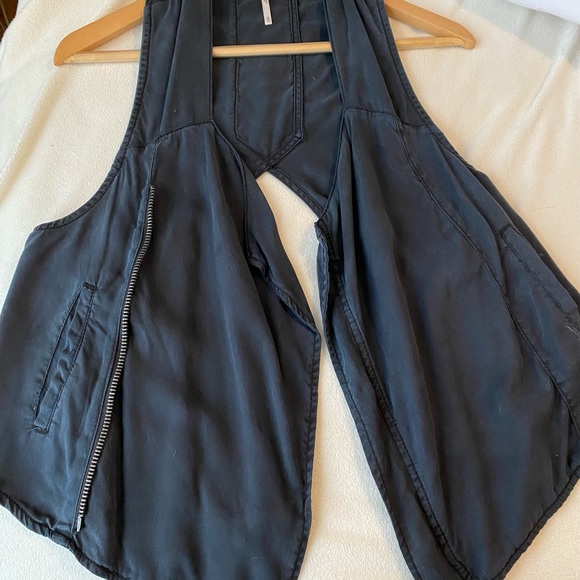 Free people draped vest with zipper xs - Picture 4 of 5